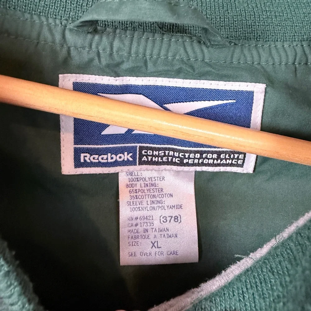 Reebok Michigan State Spartans Green‎ Pullover Windbreaker Jacket XL
